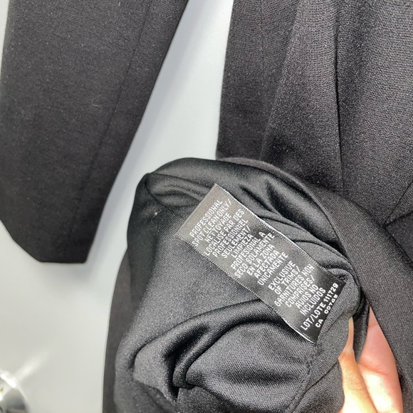 Cynthia Rowley Black Ponte Long Sleeve Embellished Cocktail Dress NWT Low Back - Picture 8 of 12